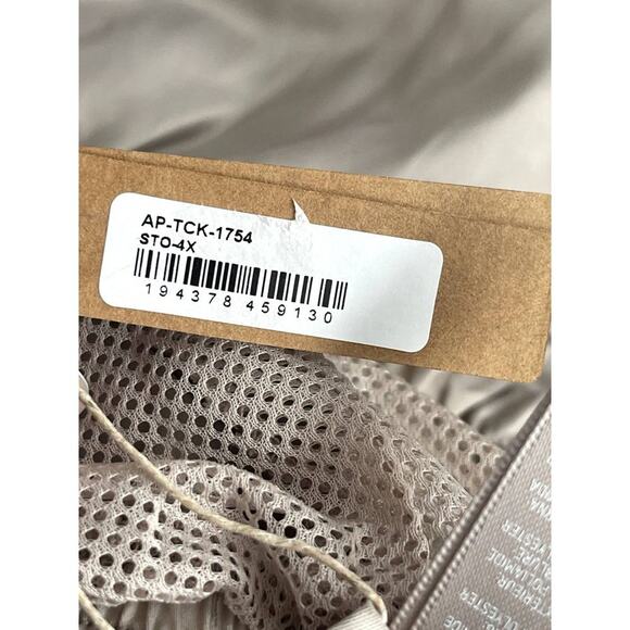 SKIMS Utility Sport Track Pants Wide Leg Elastic Waist Stone Plus Size 4X - Picture 4 of 5